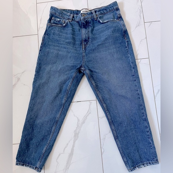 PULL & BEAR/👖High-waisted mom jeans/ Blue/ Size US 31 - Picture 3 of 13